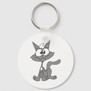 Chaveiro Cinza Cat