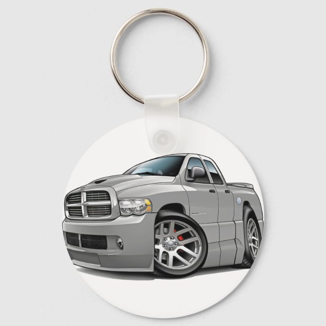 Chaveiro Cinza Dodge SRT10 Ram Dualcab (Frente)