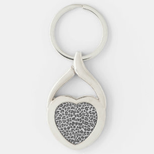 Chaveiro Cinza-leopardo e Impressão-luz