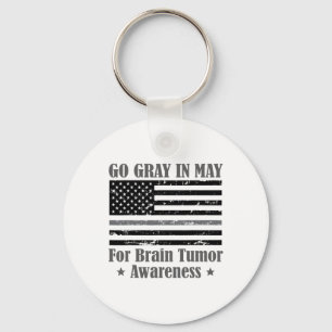 Chaveiro Cinzas Em Maio Cérebro, Sensibilização Para O Tumo