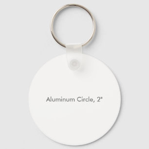 Chaveiro Círculo de Alumínio, 2"