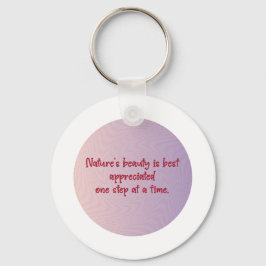 Chaveiro Círculo de Serenidade da Natureza