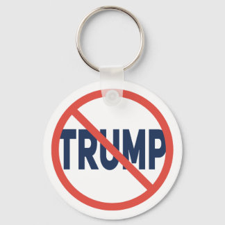 Chaveiro Círculo Vermelho Sem Sinal Anti-Trump Opinião Polí