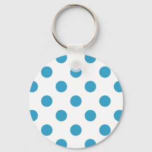 Chaveiro Círculos Bolinhas Azuis de Peacock