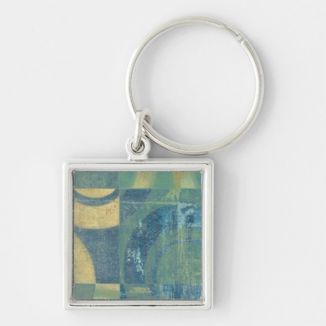 Chaveiro Círculos e painéis multicoloridos (Frente)