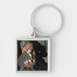 Chaveiro Círculos vazios de uma munição das cargas marin