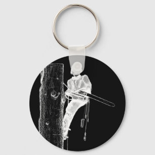 Chaveiro Cirurgião Árvore Arborista no trabalho presente Ch