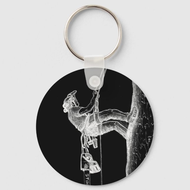 Chaveiro Cirurgião Árvore Arborista no trabalho presente Ch (Frente)