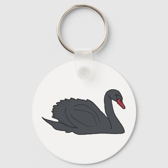 Chaveiro Cisne Negro (Frente)