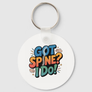 Chaveiro Citação da Saúde Humor Spine do Chiropractor