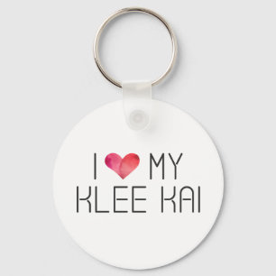 Chaveiro Citação de Amor de Klee Kai