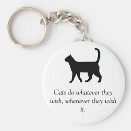 Chaveiro Citação de Cat do Segredo do Landowner