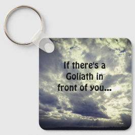 Chaveiro Citação de David e Golias 