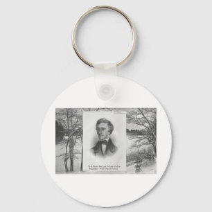 Chaveiro Citação de Henry David Thoreau