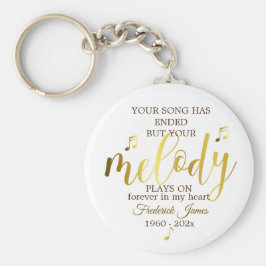 Chaveiro Citação de Música Memorial