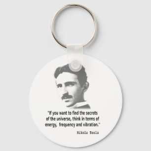 Chaveiro Citação De Nikola Tesla