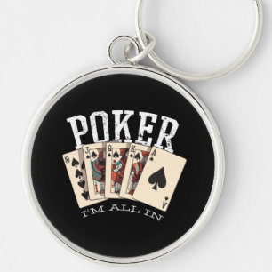 Chaveiro Citação de Poker para Jogador