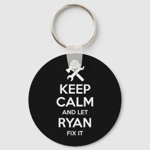 Chaveiro Citação de Ryan Fix Engraçado Aniversário Nome Per