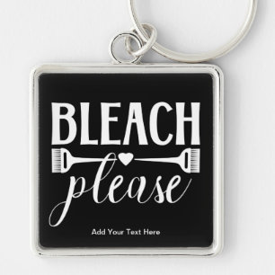 Chaveiro Citação de Salão de Cabeleireiro Estilista 'Bleach