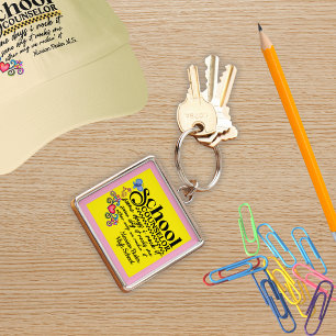 Chaveiro Citação Divertida Personalizada para Orientadora E