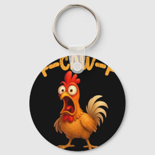 Chaveiro Citação engraçada de frango Galo Animal Meme Humor