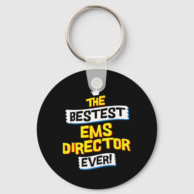 Chaveiro Citação engraçada e sarcástica do diretor de Ems (Frente)