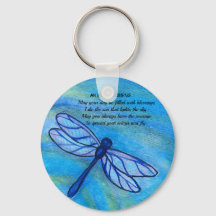 Citação Inspiradora de Dragonfly Azul - Bênção Irl