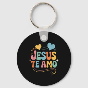 Chaveiro Citação Inspiradora e Amorosa em Espanhol Jesus Te