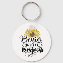 Chaveiro Citação Inspirativa | Girassol