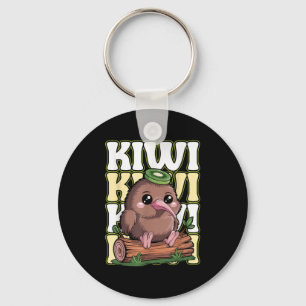 Chaveiro Citação Kiwi Nova Zelândia Para Um Amante De Pássa