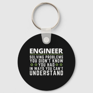 Chaveiro Citação sarcástica de engenheiro engraçado humor d