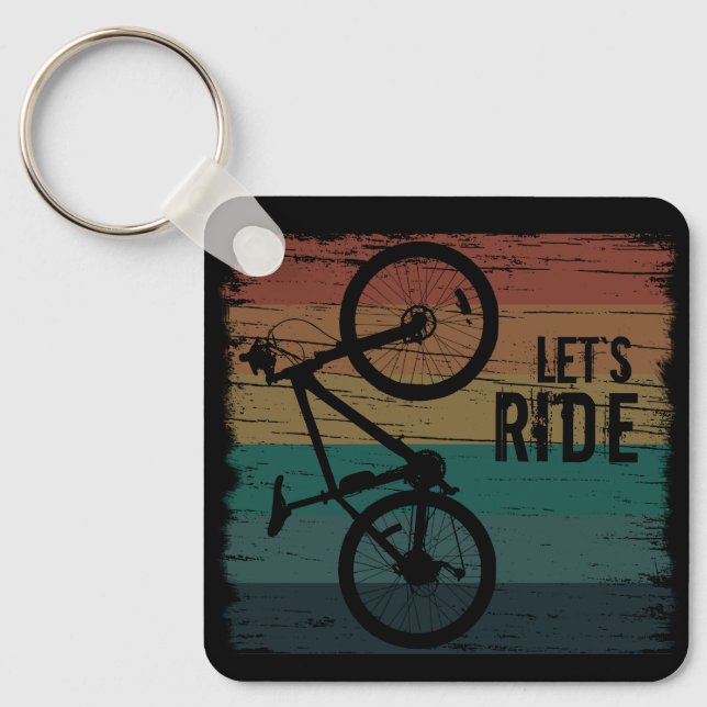 Chaveiro citações inspiradoras de ciclismo (Frente)