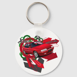 Chaveiro Citroen Xantia Ativa - Anel de Chave Ilustrado