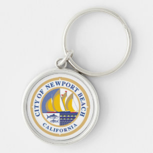 Chaveiro City Seal de Newport Beach, Califórnia
