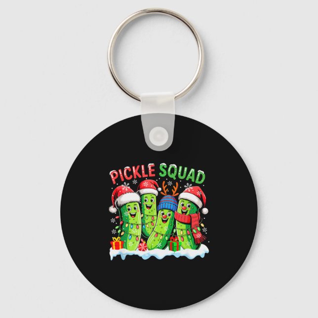 Chaveiro Ckle Christmas Squad Group Santa Reindeer Ckles Ve (Frente)