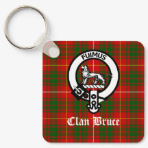 Clan Bruce Crest Tartan Personalizado