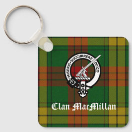Chaveiro Clan MacMillan Crest Crachá e Tartan