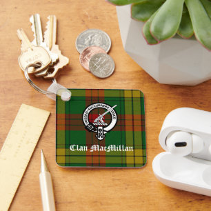 Chaveiro Clan MacMillan Crest Crachá e Tartan