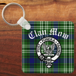 Chaveiro Clan Mow Crest & Tartan Escocês