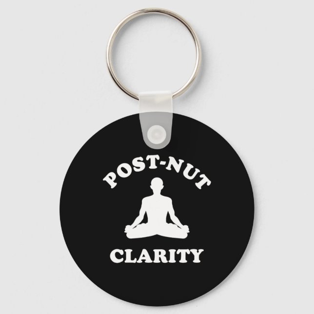 Chaveiro Clareza Pós-nut Fofa Meditação Yoga (Frente)