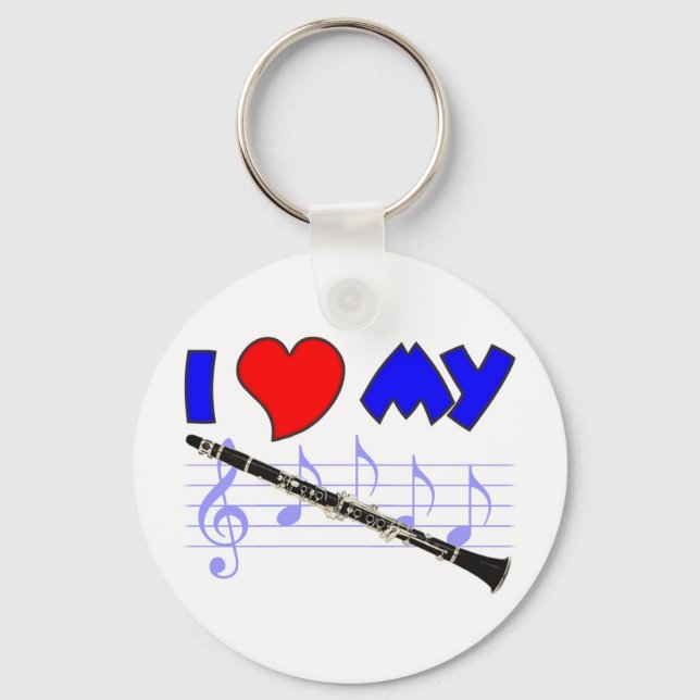 Chaveiro Clarinet Love (Frente)