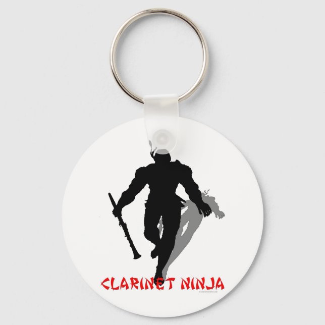 Chaveiro Clarinet Ninja (Frente)