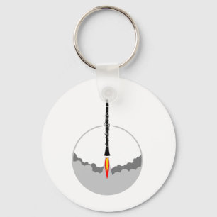 Chaveiro clarinet rocket