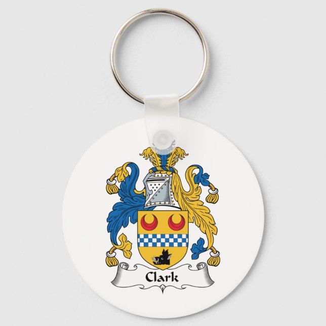 Chaveiro Clark Family Crest (Frente)