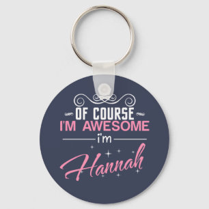 Chaveiro Claro que sou incrível, sou Hannah