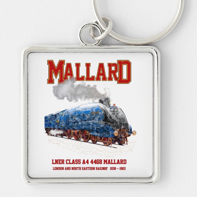 Chaveiro Class A4 Mallard - World Fastest Steam Locomotive (Frente)
