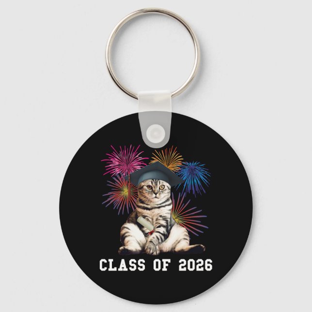 Chaveiro Class Of 2026 Cat Lover (Frente)