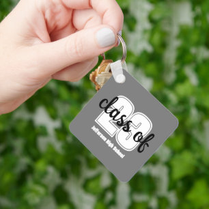 Chaveiro Class of (23) custom senior  keychain