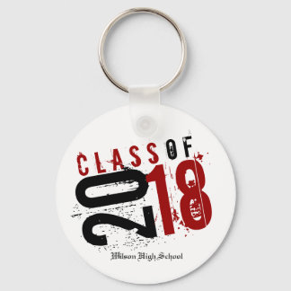 Chaveiro Classe Artística Vermelha, Preta e Branca de 2018