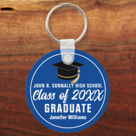 Chaveiro Classe branca azul do Formando personalizado 2025